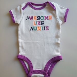 Awesome like auntie onesie